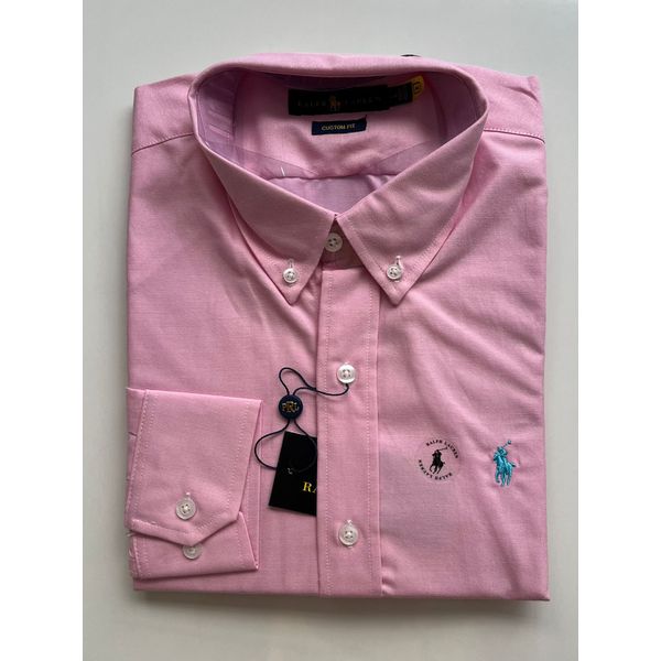 Camisa Social Oxford RL - Rosa