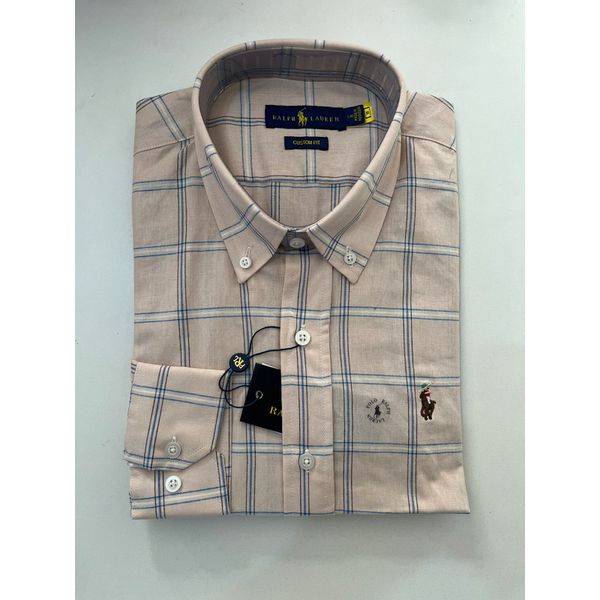 Camisa Social Xadrez RL - Rosa