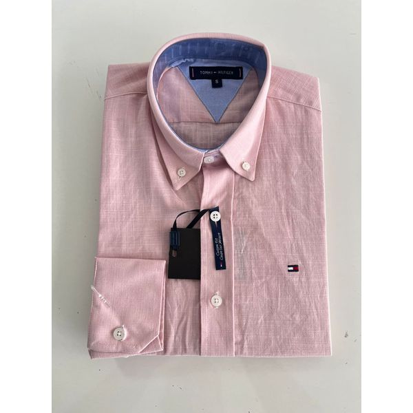 Camisa Social TH Linho - Rosa