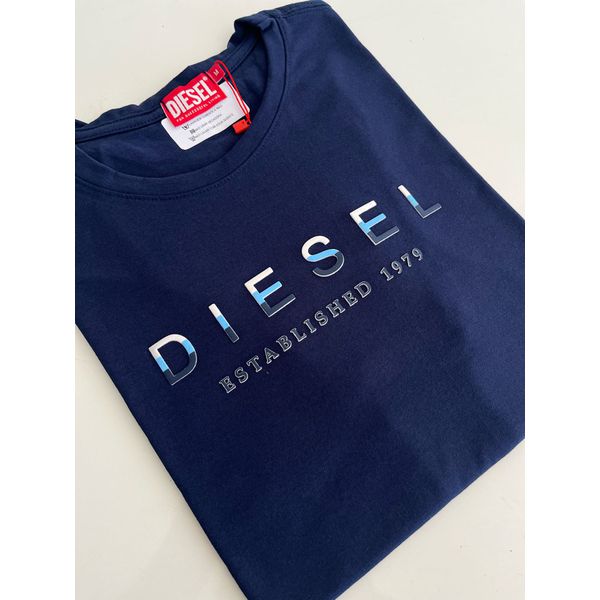 Camiseta Cotton Egípcio DSL Estampada - Azul Marinho