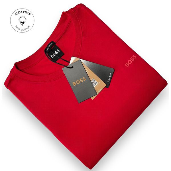 Camiseta SEDA PIMA HB Básica - Vermelho