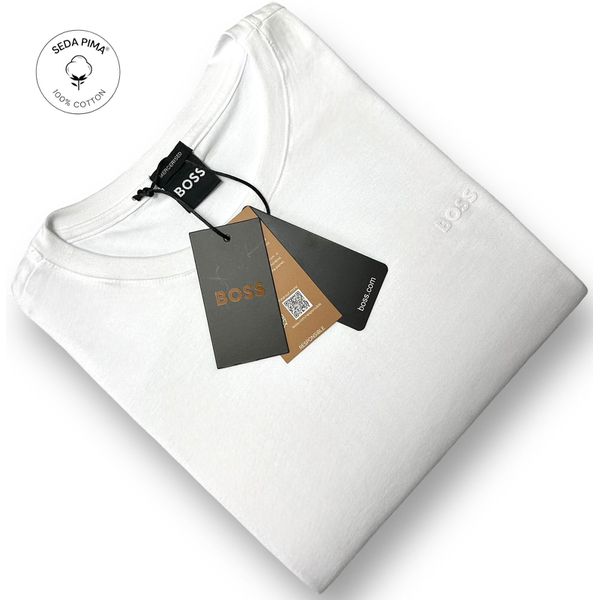 Camiseta SEDA PIMA HB Básica - Branco