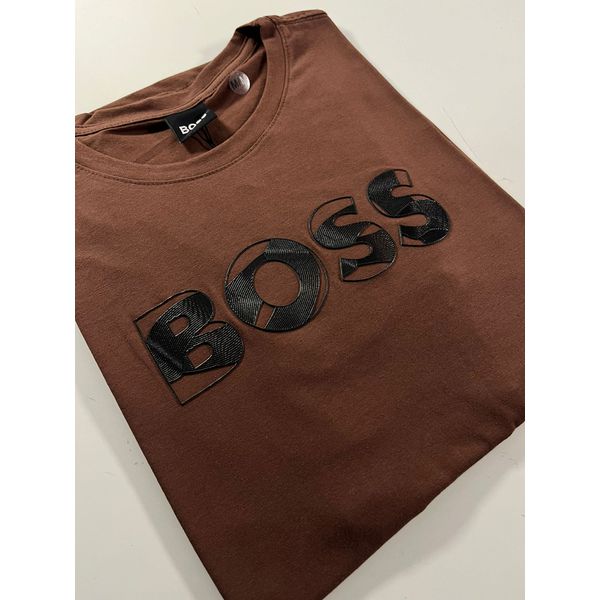 Camiseta Luxo HB Estampada - Marrom
