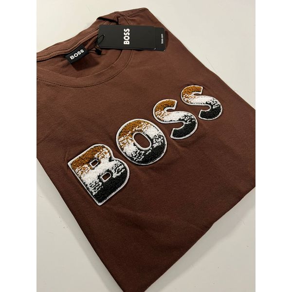 Camiseta Luxo HB Estampada - Marrom