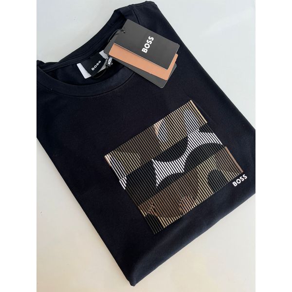 Camiseta Cotton Egípcio HB basica - Preto 
