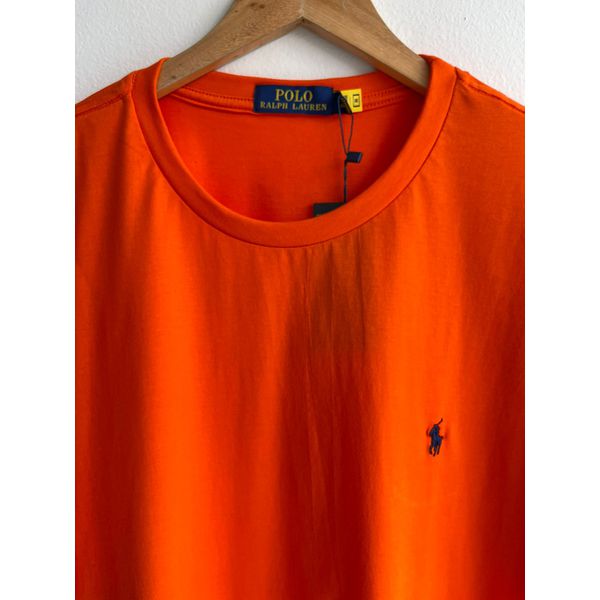 Camiseta Plus Size Importada RL Básica - Laranja