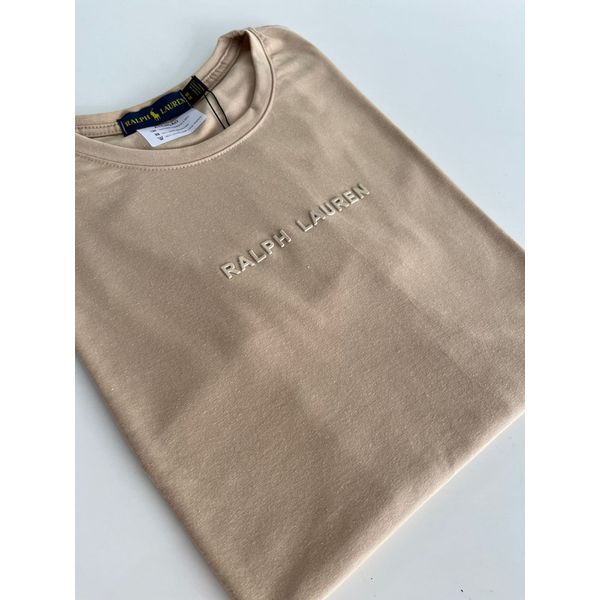 Camiseta Cotton Egípcio RL - Bege