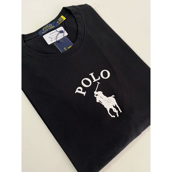 Camiseta Cotton Egípcio RL - Preto