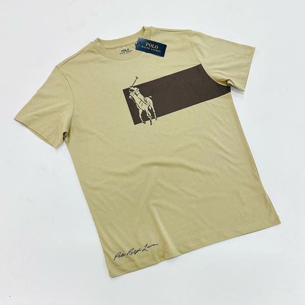 Camiseta Algodão Egípcio RL - Bege