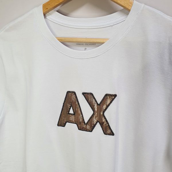 Camiseta Luxo Arm Estampado - Branco