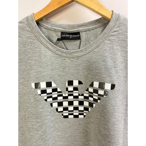 Camiseta Luxo Arm Estampada - Cinza Mescla