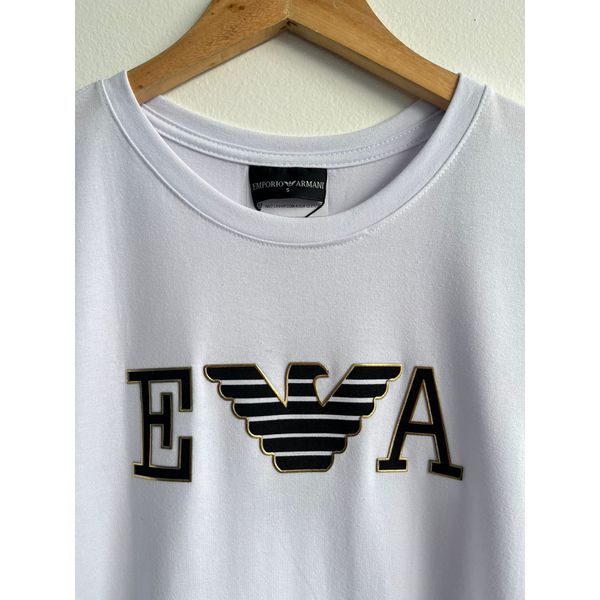 Camiseta Cotton Egípcio Arm Básica - Branco