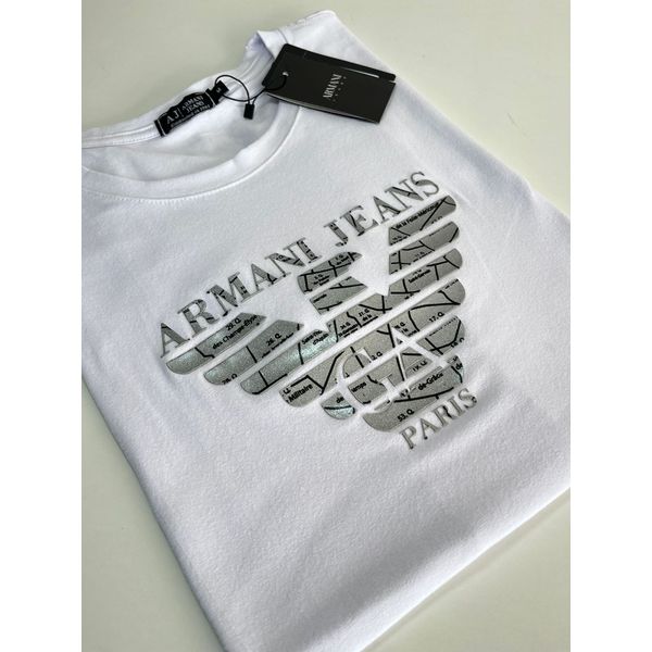 Camiseta Luxo Arm Estampada - Branco 
