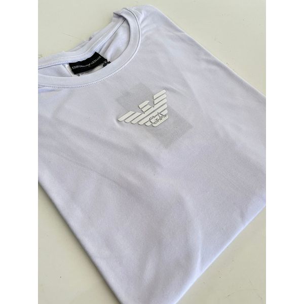Camiseta Cotton Egípcio Arm Básica - Branco