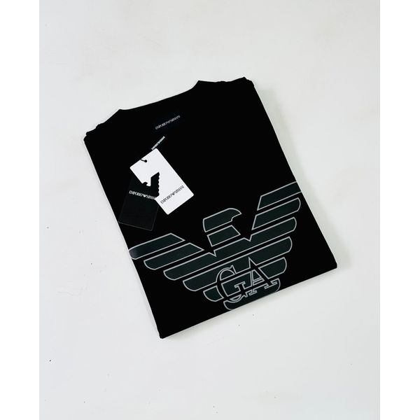 Camiseta Importação Arm Estampada - Preto