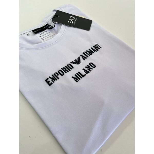 Camiseta Cotton Egípcio Arm Básica - Branco