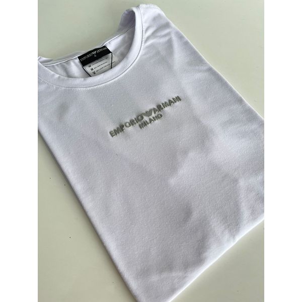 Camiseta Cotton Egípcio Arm Básica - Branco