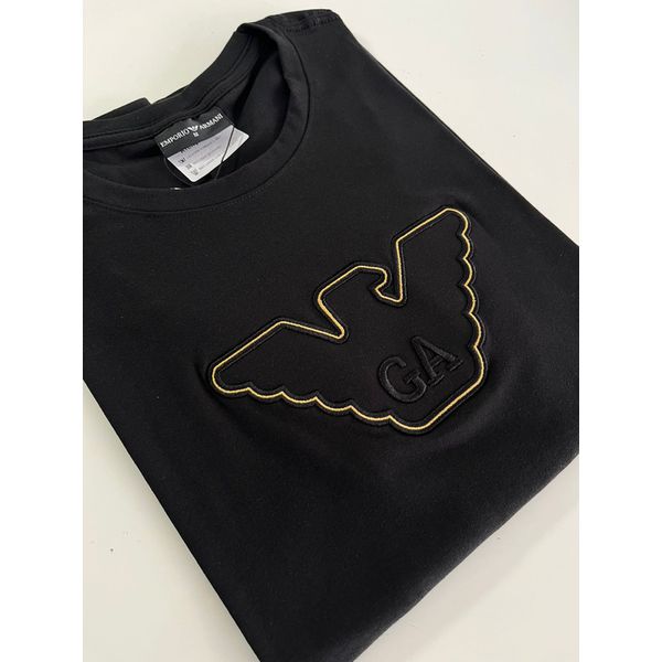 Camiseta Cotton Egípcio Arm Básica - Preto