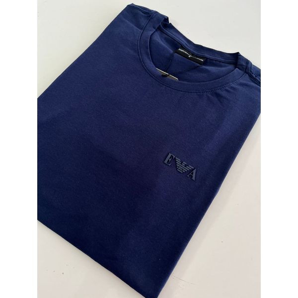 Camiseta Luxo Arm Estampada - Azul Marinho