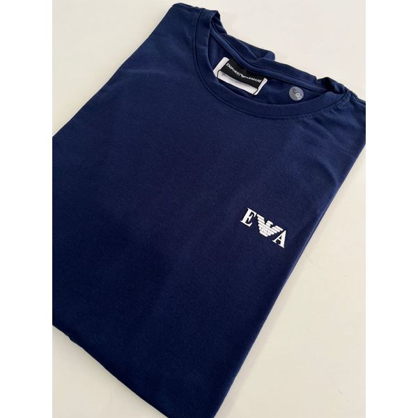 Camiseta Cotton Egípcio Arm Básica - Azul marinho