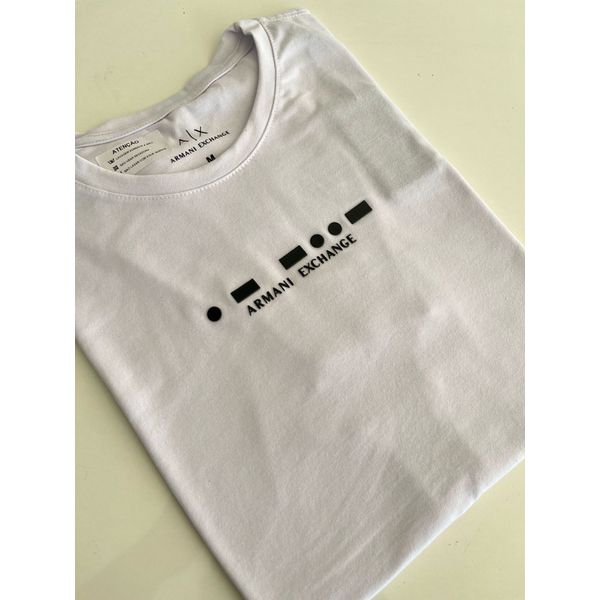 Camiseta Cotton Egípcio Arm Básica - Branco