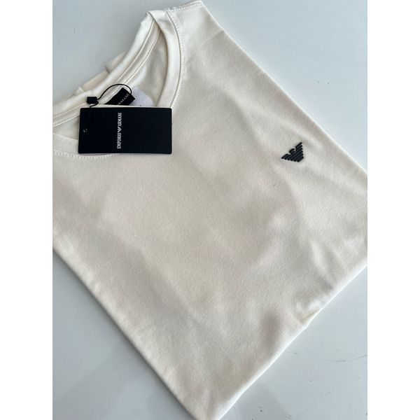 Camiseta Cotton Egípcio Arm Básica - Off white