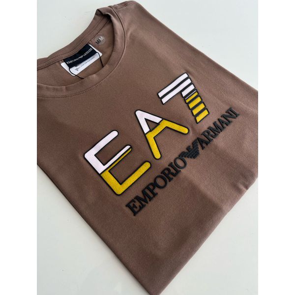 Camiseta Cotton Egípcio Arm Básica - Marrom