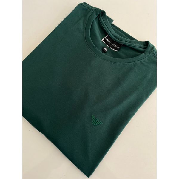 Camiseta Cotton Egípcio Arm Básica - Verde