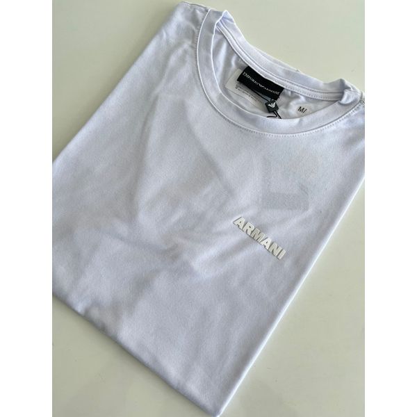 Camiseta Cotton Egípcio Arm Básica - Branco