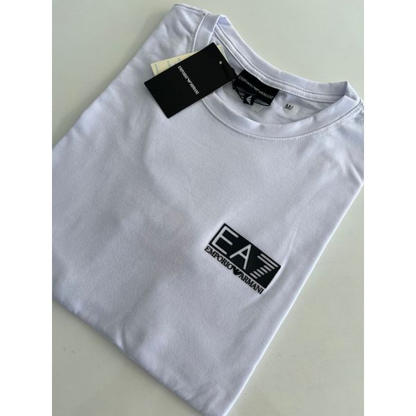 Camiseta Cotton Egípcio Arm Básica - Branco
