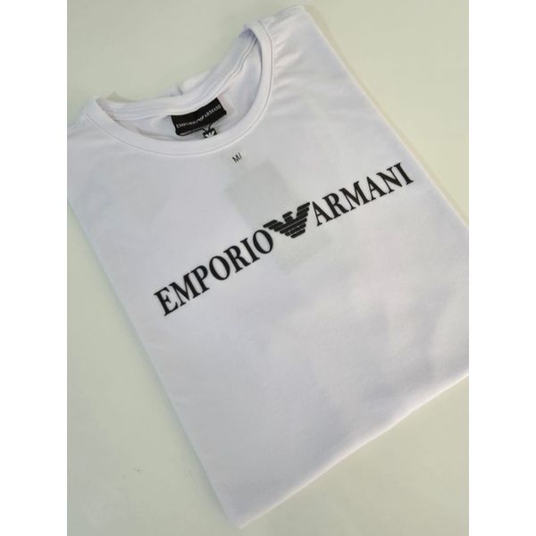 Camiseta Cotton Egípcio Arm Básica - Branco