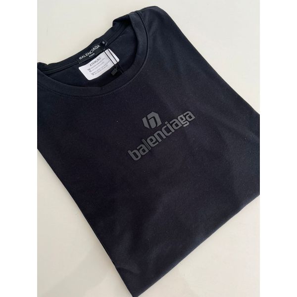 Camiseta Cotton Egipcio Bcg - Preto com preto
