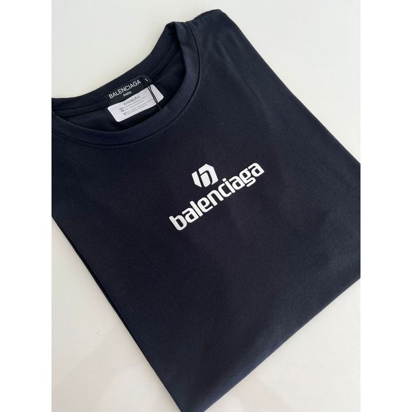 Camiseta Cotton Egipcio Bcg - Preto com branco