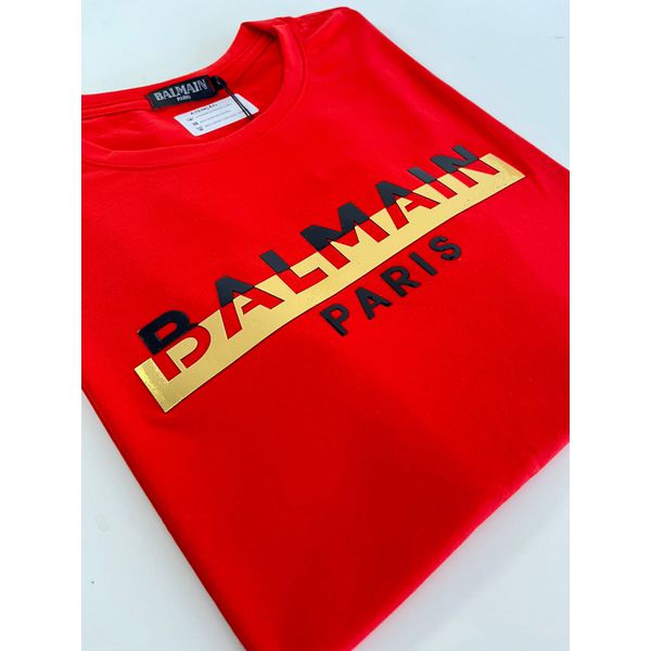 Camiseta Cotton Especial BLM Estampada - Vermelho