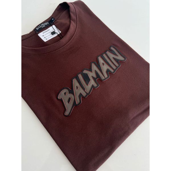 Camiseta Cotton Especial BLM Estampada - Marrom