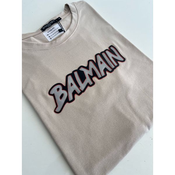 Camiseta Cotton Especial BLM Estampada - Bege