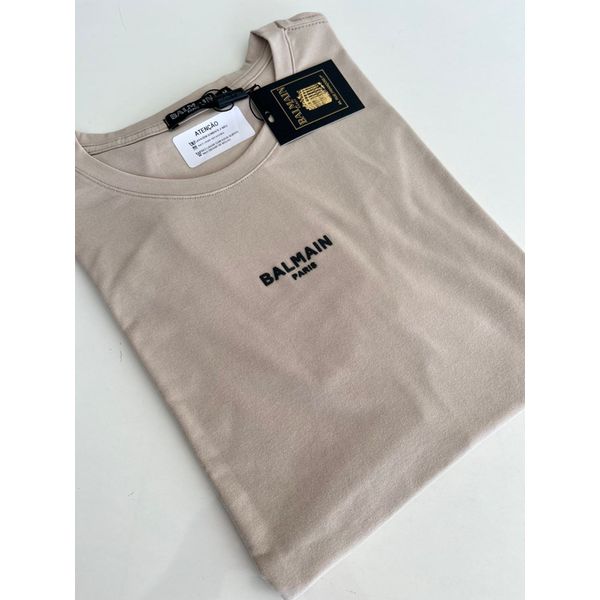 Camiseta Cotton Egípcio BLM básica- Bege
