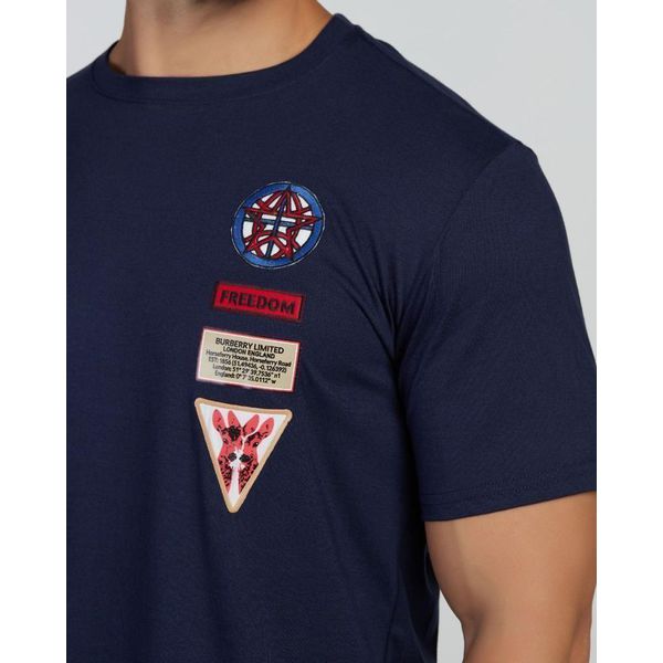 Camiseta Algodão Egípcio BRB - Azul Marinho