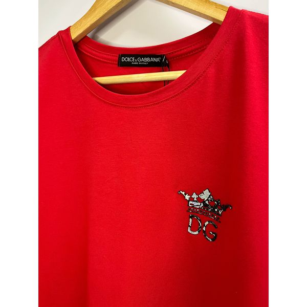 Camiseta Luxo DG Estampada - Vermelho