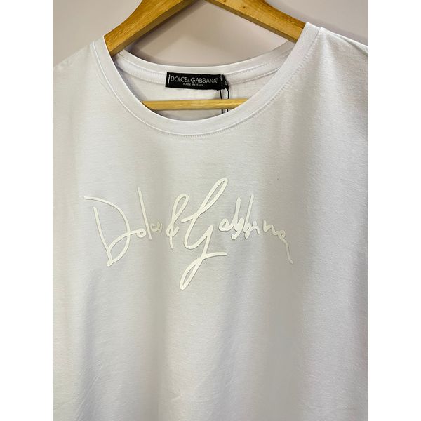 Camiseta Luxo DG Estampada - Branco
