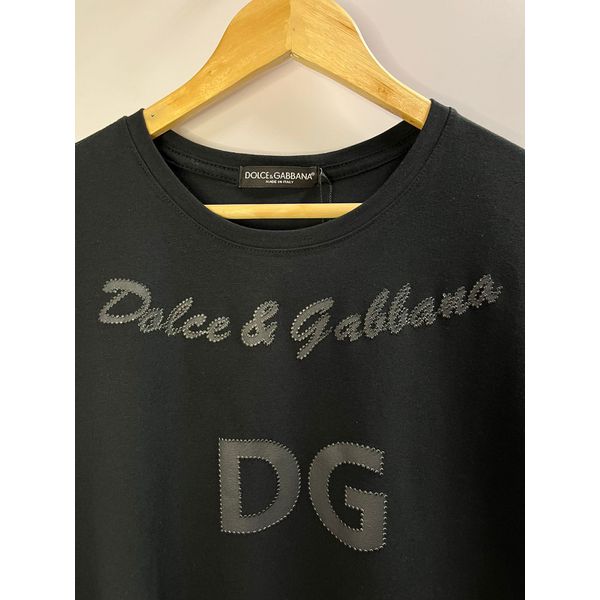 Camiseta Luxo DG Estampada - Preto