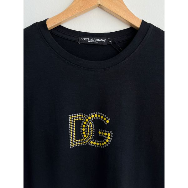 Camiseta Luxo DG Estampada - Preto