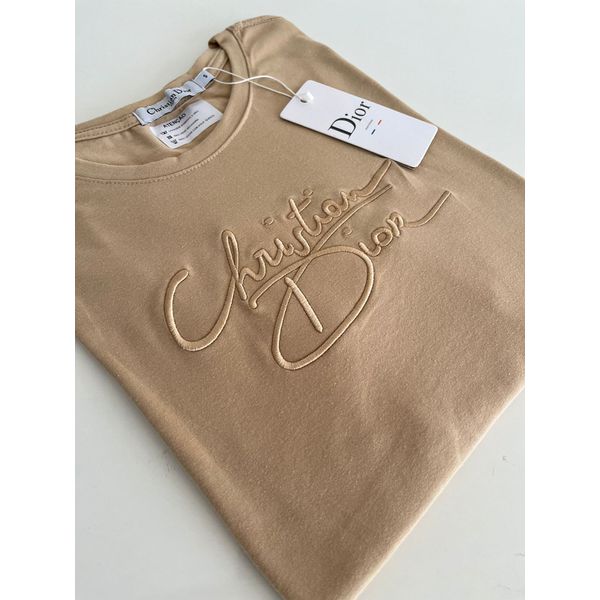 Camiseta Cotton Egípcio DR Estampada - Bege