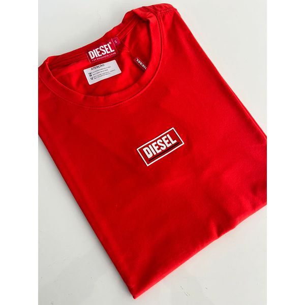 Camiseta Cotton Egípcio DSL Estampada - Vermelho