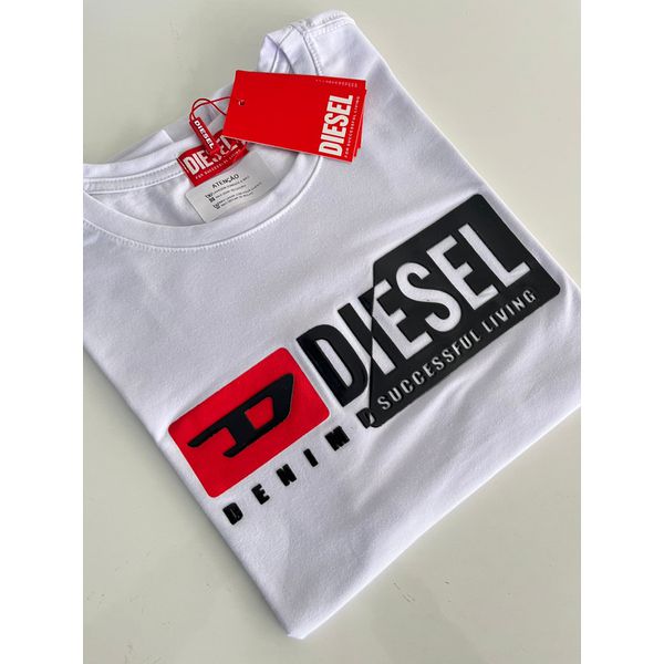 Camiseta Cotton Egípcio DSL Estampada - Branco