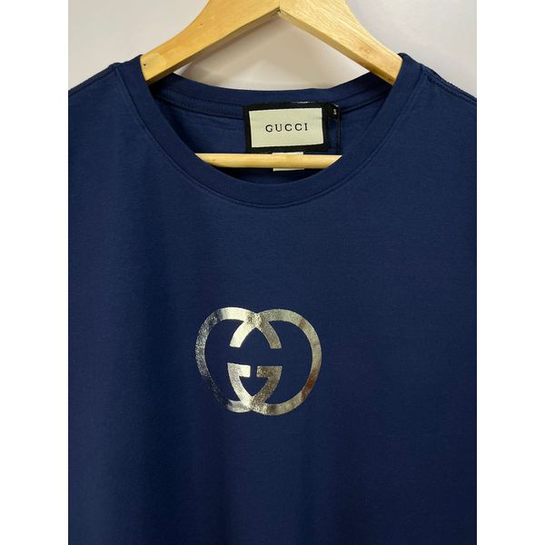 Camiseta Luxo GCC Estampada - Azul