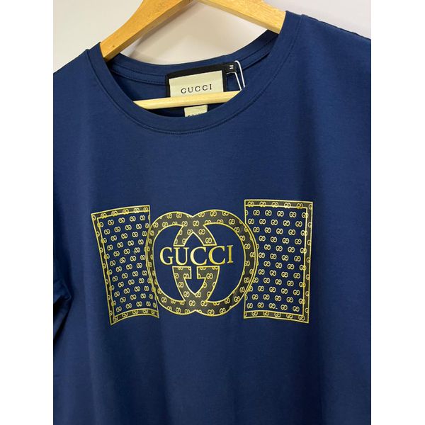 Camiseta Luxo GCC Estampada - Azul Marinho