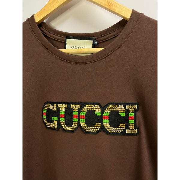 Camiseta Cotton Egípcio GCC Estampada - Marrom