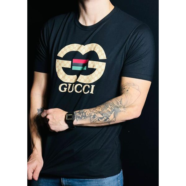 Camiseta Importada GCC Estampada - Preto