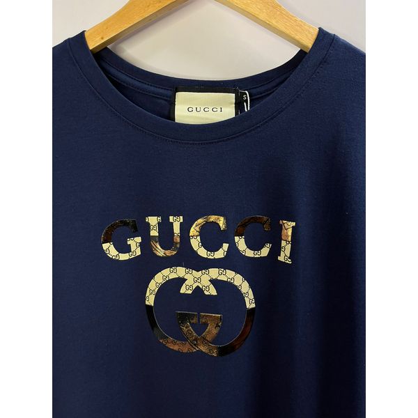 Camiseta Luxo GCC Estampada - Azul Marinho